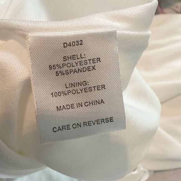 Alexia Admor Sienna Halter Neck Wide Leg Jumpsuit In White Size 6 Stretch - Picture 6 of 11